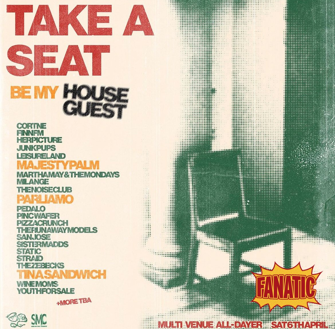 Take a seat with Crowded Flat and Scottish Music Collective for their all-day multi venue   showcase